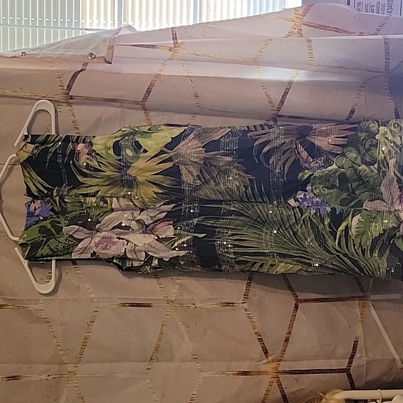 Derhy tropical woman's dress S - Picture 5 of 6